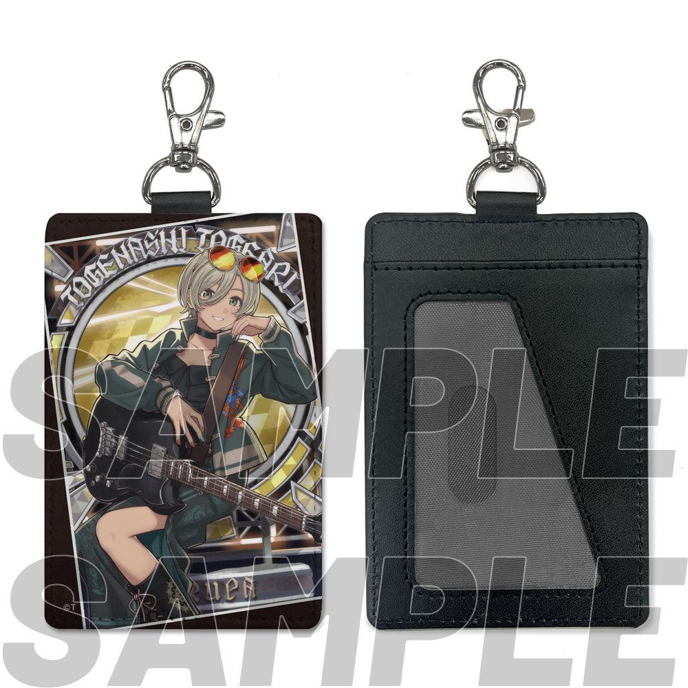 ガールズバンドクライ 描き下ろし ルパ パスケース(ナスカン付き) 爆ぜて咲くVer. ("Girls Band Cry" Original Illustration Rupa Pass Case (with Swivel Snap Hook) Hazete Saku Ver.)