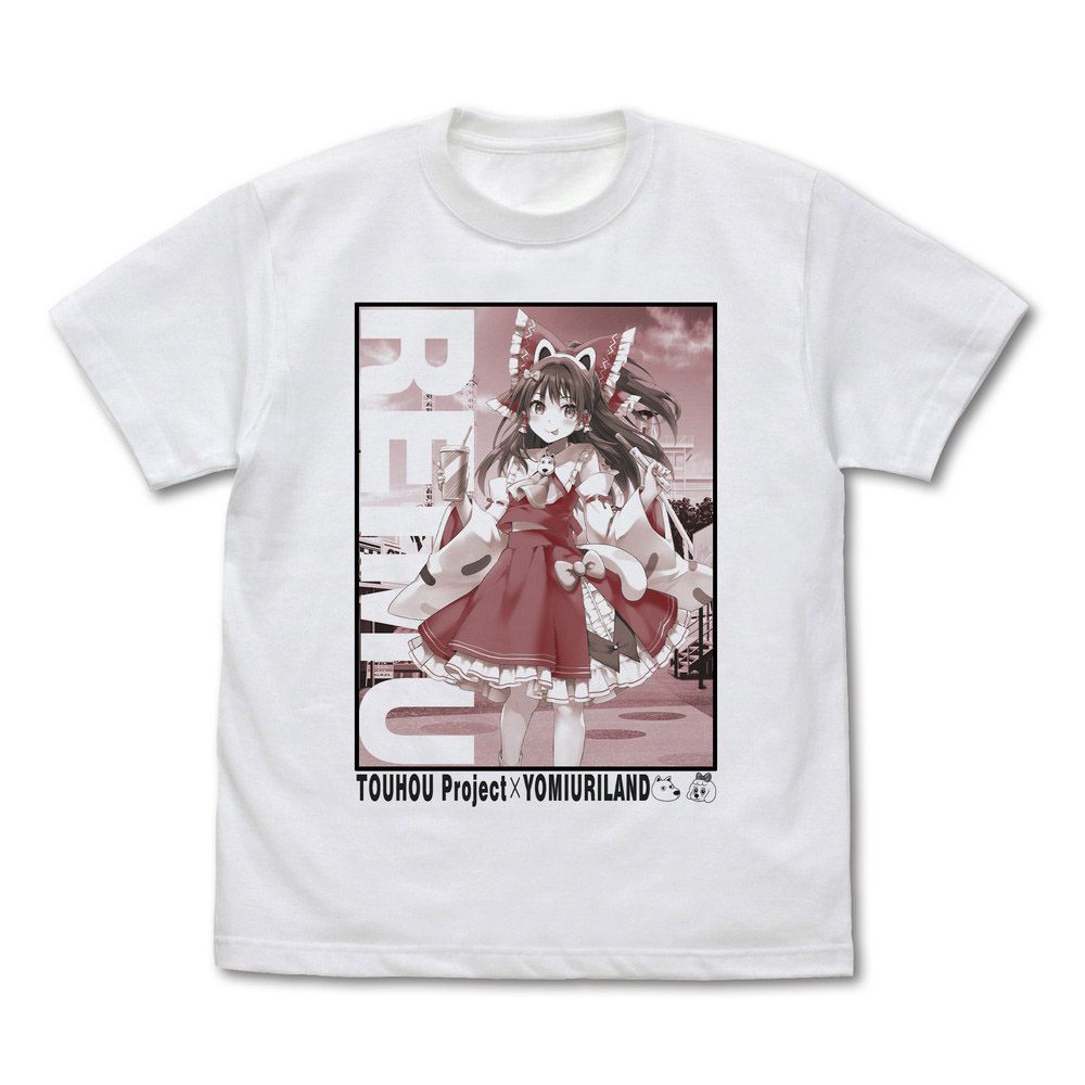 東方Project 博麗霊夢 Tシャツ よみうりランドVer. illust:えれっと ホワイト M ("Touhou Project" Hakurei Reimu T-shirt Yomiuriland Ver.illust: Eretto White (M Size))