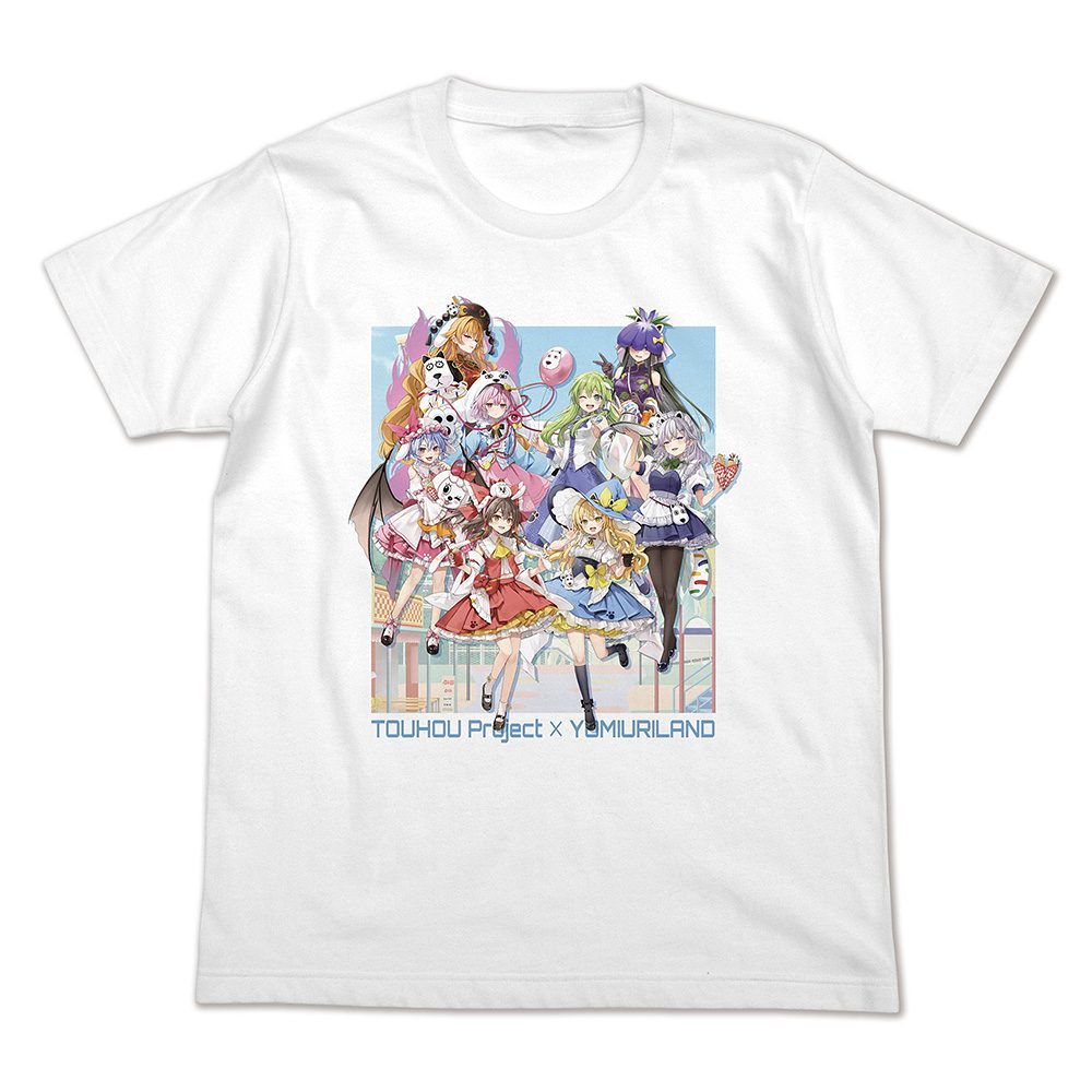 東方Project 東方Project×よみうりランド2025 フルカラーTシャツ ホワイト L ("Touhou Project" Touhou Project x Yomiuriland 2025 Full Color T-shirt White (L Size))