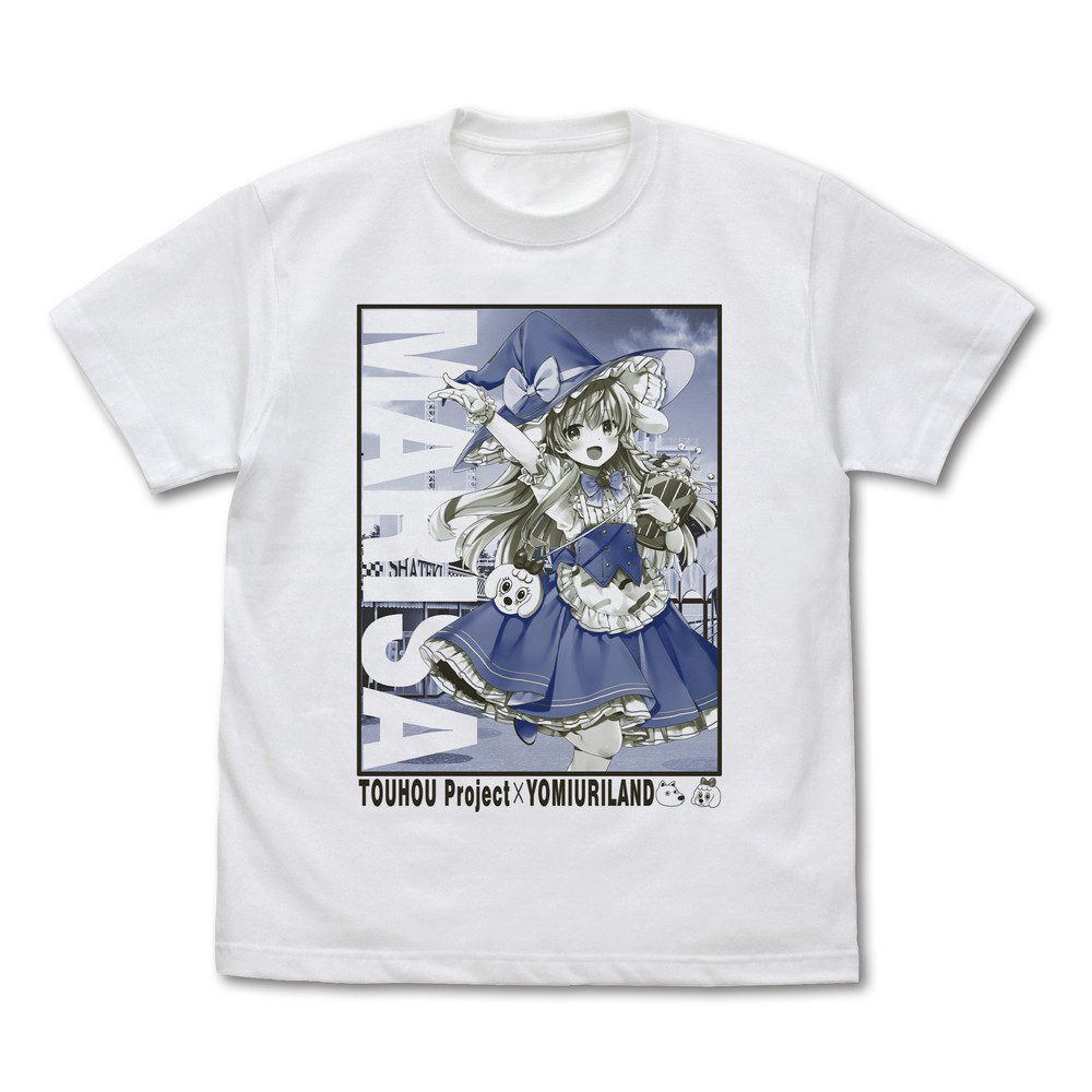 東方Project 霧雨魔理沙 Tシャツ よみうりランドVer. illust:なつめえり ホワイト M ("Touhou Project" Kirisame Marisa T-shirt Yomiuriland Ver.illust: Eri Natsume White (M Size))