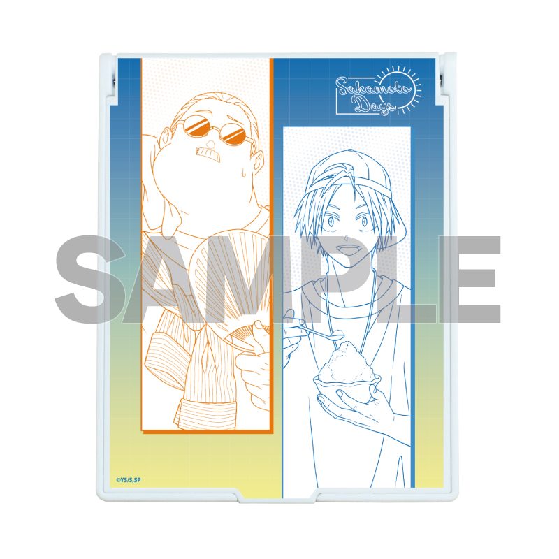 デカキャラミラー SAKAMOTO DAYS 03 坂本太郎&朝倉シン 夏私服Ver.(描き下ろしイラスト) (Deka Chara Mirror "Sakamoto Days" 03 Sakamoto Taro & Asakura Shin Summer Casual Outfit Ver. (Original Illustration))