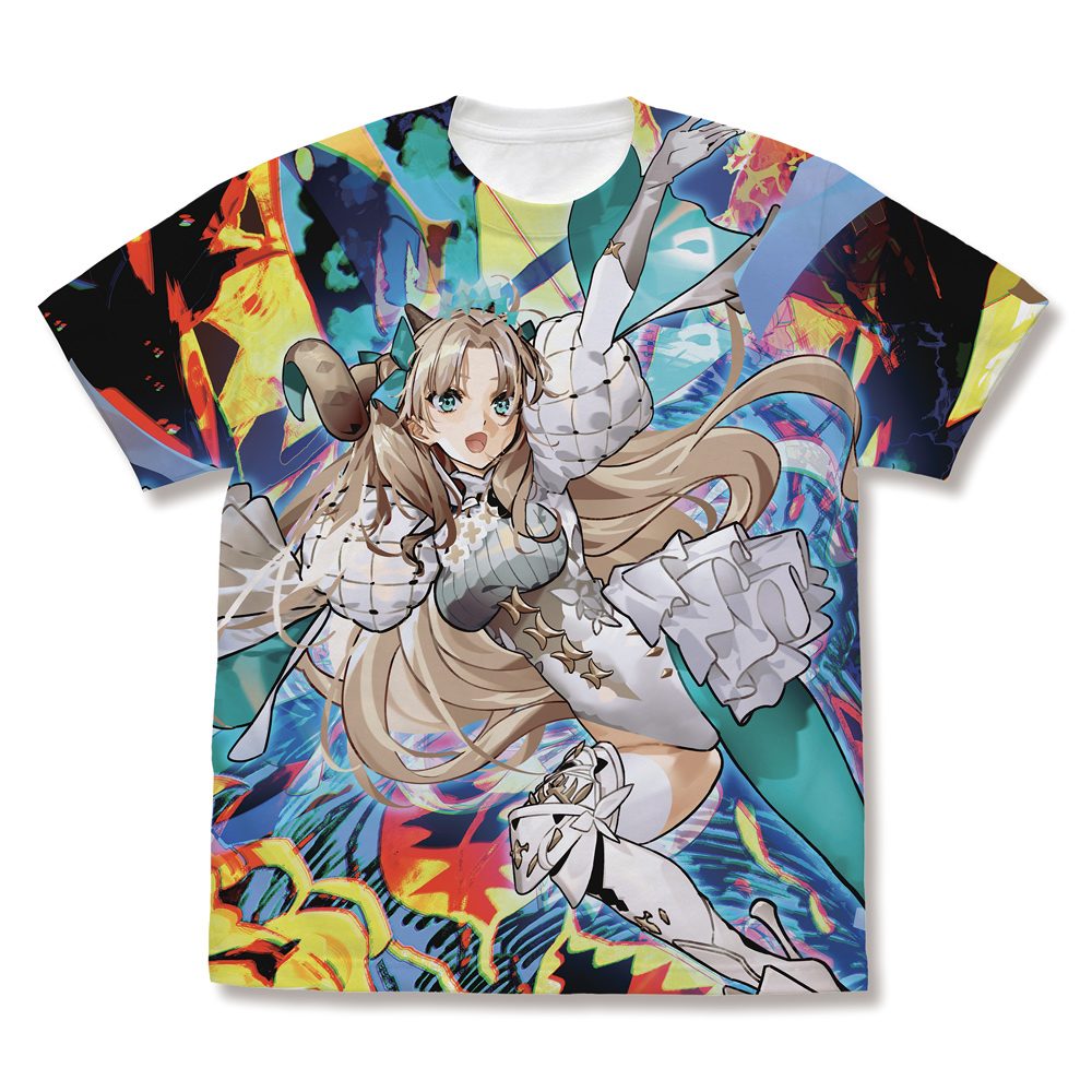 Fate/Grand Order ビースト/スペース・エレシュキガル フルグラフィックTシャツ ホワイト S ("Fate/Grand Order" Beast / Space Ereshkigal Full Graphic T-shirt White (S Size))