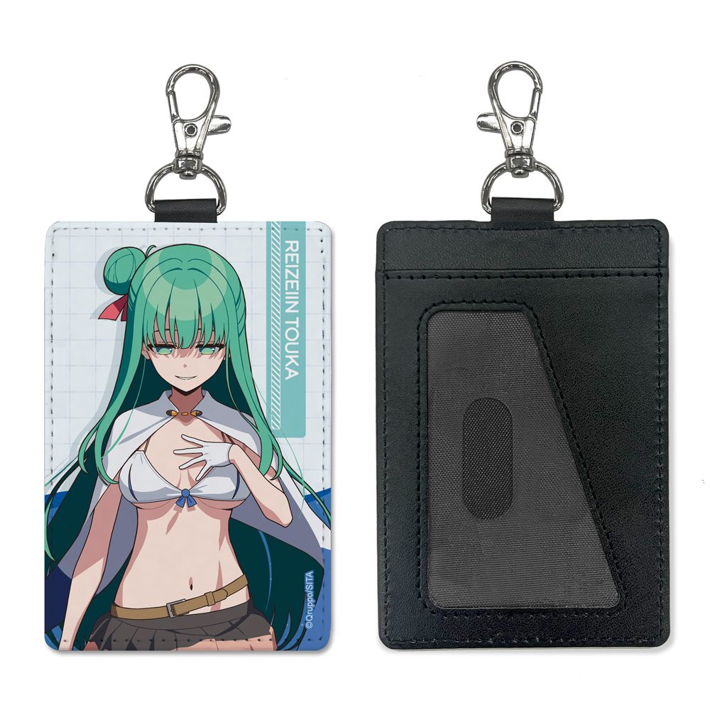 ぬきたし THE ANIMATION 冷泉院桐香 パスケース(ナスカン付き) ("Nukitashi THE ANIMATION" Reizeiin Touka Pass Case (with Swivel Snap Hook))