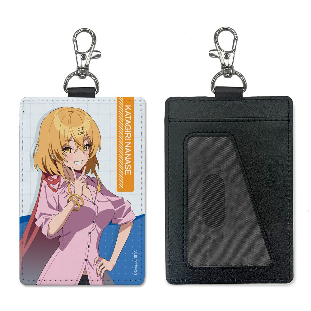 ぬきたし THE ANIMATION 片桐奈々瀬 パスケース(ナスカン付き) ("Nukitashi THE ANIMATION" Katagiri Nanase Pass Case (with Swivel Snap Hook))