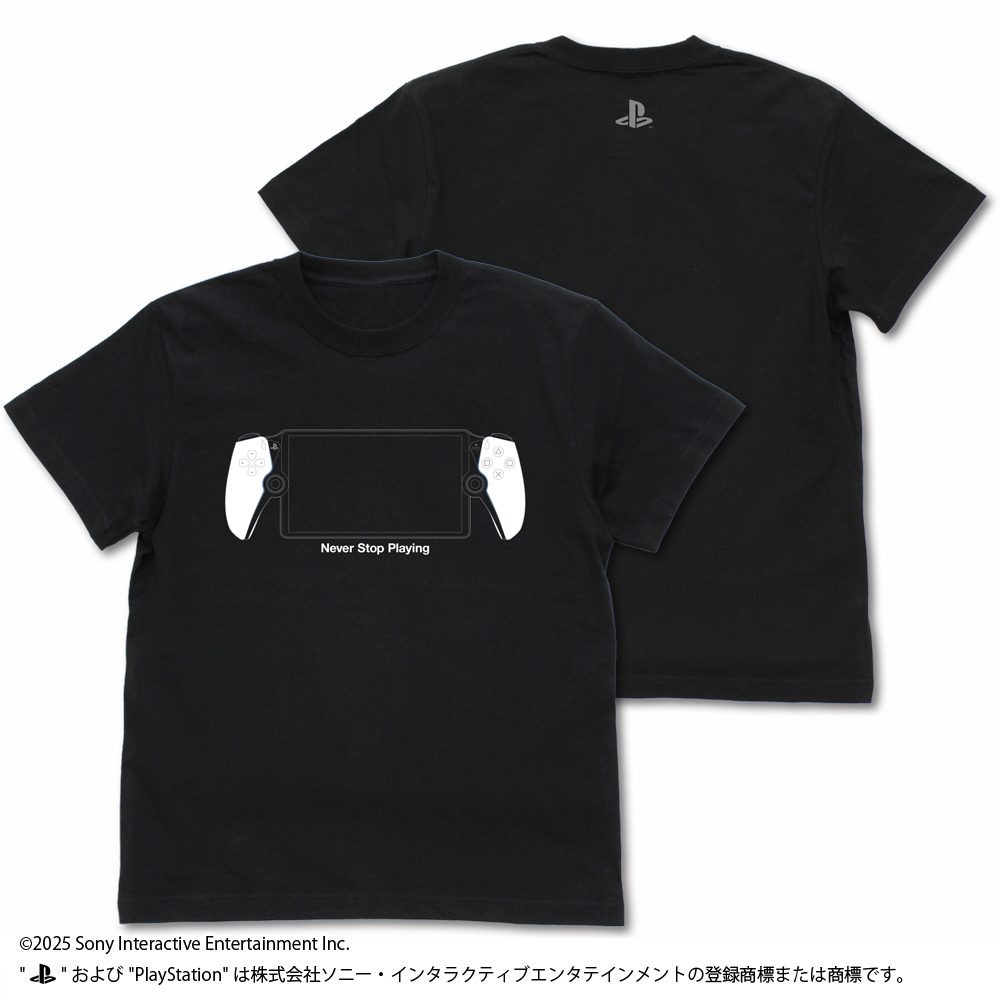 プレイステーション Tシャツ for PlayStation Portal リモートプレーヤー ブラック S (PlayStation T-shirt for PlayStation Portal Remote Player Black (S Size))