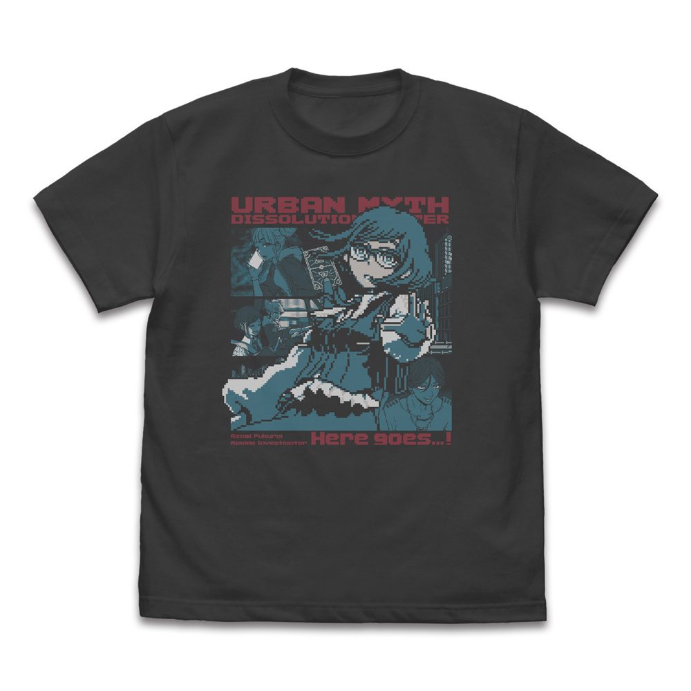 都市伝説解体センター 福来あざみ Tシャツ スミ M ("Urban Myth Dissolution Center" Fukurai Azami T-shirt Sumi (M Size))