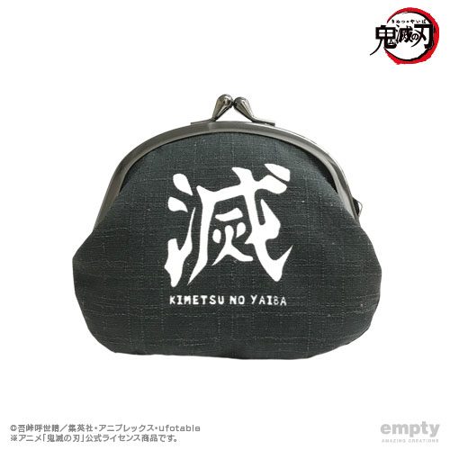 鬼滅の刃 がま口小銭入れ 05 鬼殺隊 ("Demon Slayer: Kimetsu no Yaiba" Gamaguchi Coin Case 05 Demon Slayer Corps)