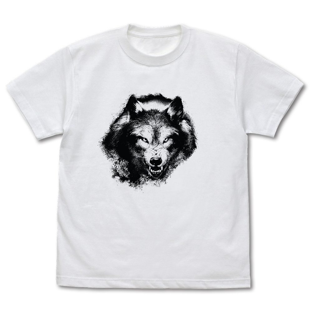 GHOST OF YOTEI Ghost of Yotei 狼 Tシャツ ホワイト XL ("Ghost of Yotei" Ghost of Yotei Wolf T-shirt White (XL Size))