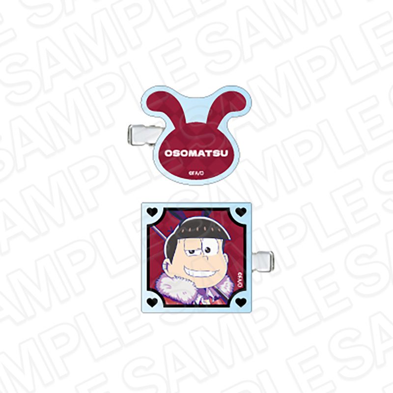 おそ松さん アクリルヘアクリップ おそ松 バニーボーイVer. ("Osomatsu-san" Acrylic Hair Clip Osomatsu Bunny Boy Ver.)