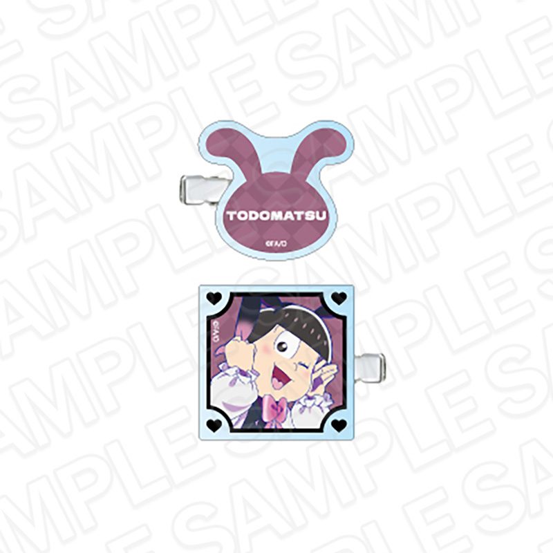 おそ松さん アクリルヘアクリップ トド松 バニーボーイVer. ("Osomatsu-san" Acrylic Hair Clip Todomatsu Bunny Boy Ver.)