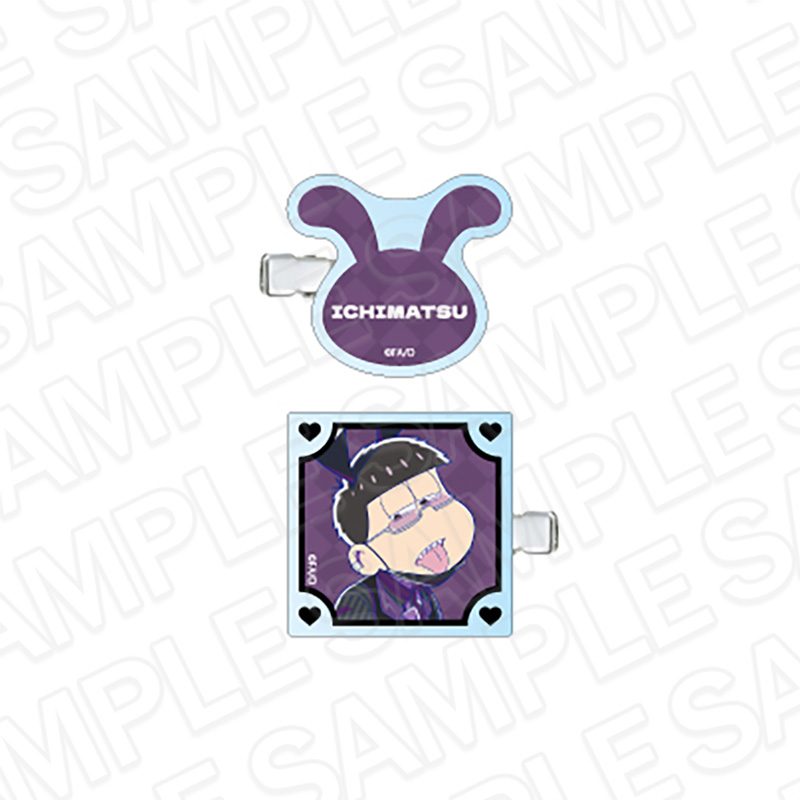 おそ松さん アクリルヘアクリップ 一松 バニーボーイVer. ("Osomatsu-san" Acrylic Hair Clip Ichimatsu Bunny Boy Ver.)