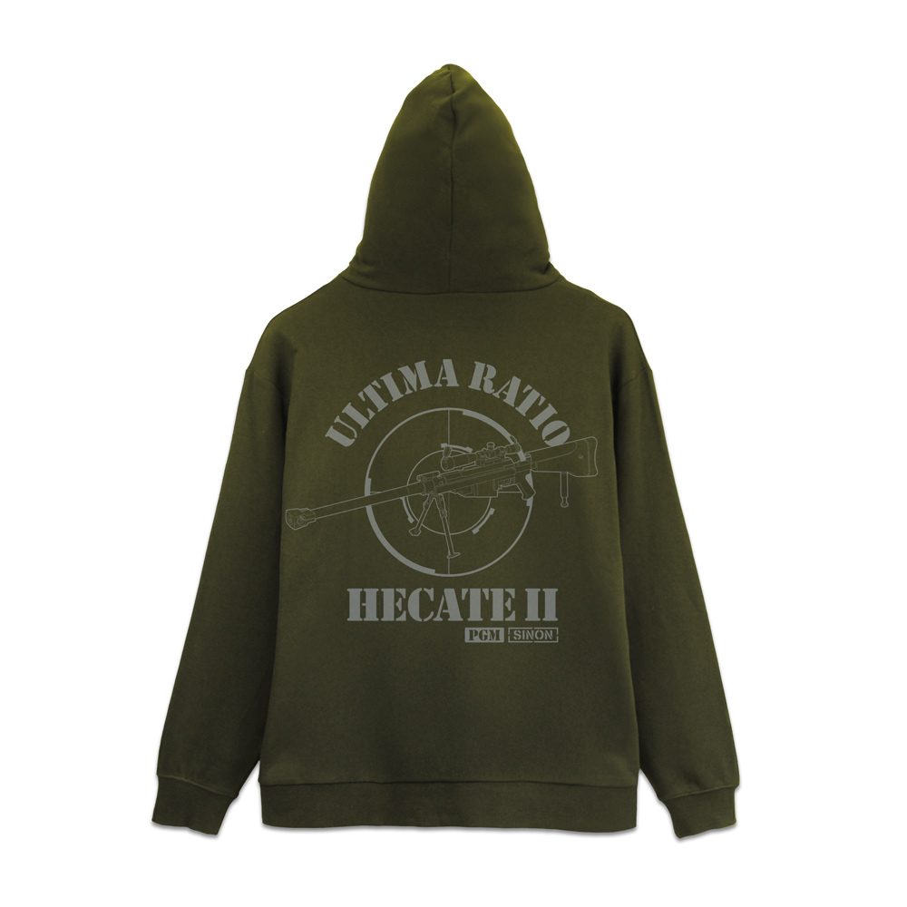 ソードアート・オンライン 狙撃手 シノン ジップパーカー モス XXL ("Sword Art Online" Sniper Sinon Zip Hoodie Moss (XXL Size))