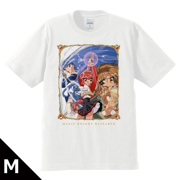 魔法騎士レイアース Tシャツ 光&海&風 Mサイズ ("Magic Knight Rayearth" T-shirt Hikaru & Umi & Fuu (M Size))