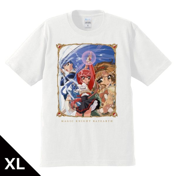 魔法騎士レイアース Tシャツ 光&海&風 XLサイズ ("Magic Knight Rayearth" T-shirt Hikaru & Umi & Fuu (XL Size))