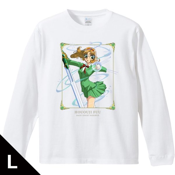 魔法騎士レイアース リブ付ロングスリーブTシャツ 鳳凰寺風 Lサイズ ("Magic Knight Rayearth" Ribbed Long Sleeve T-shirt Hououji Fuu (L Size))
