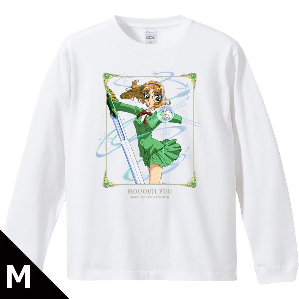 魔法騎士レイアース リブ付ロングスリーブTシャツ 鳳凰寺風 Mサイズ ("Magic Knight Rayearth" Ribbed Long Sleeve T-shirt Hououji Fuu (M Size))