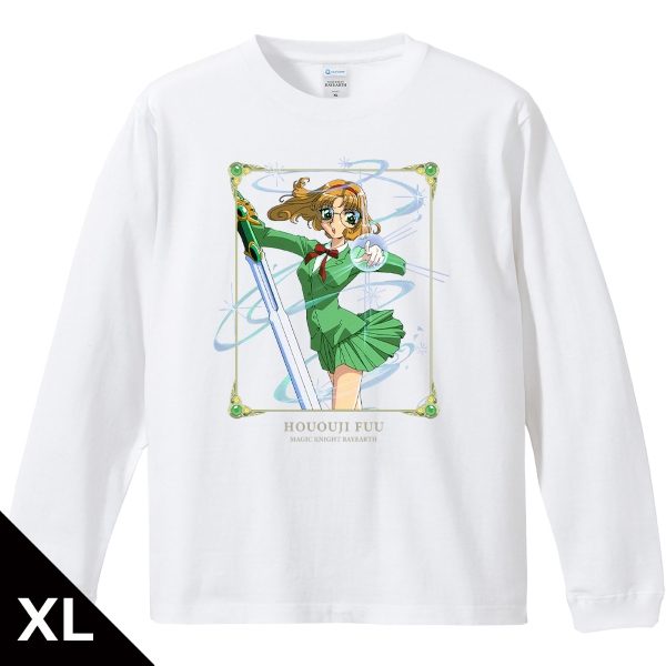 魔法騎士レイアース リブ付ロングスリーブTシャツ 鳳凰寺風 XLサイズ ("Magic Knight Rayearth" Ribbed Long Sleeve T-shirt Hououji Fuu (XL Size))