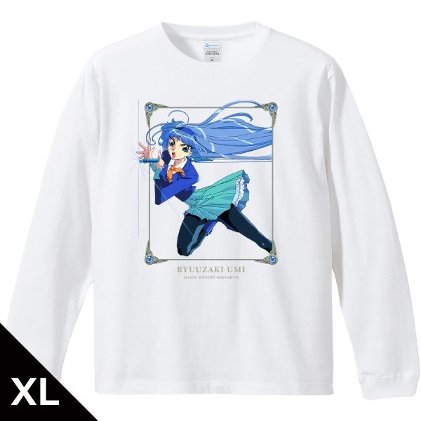 魔法騎士レイアース リブ付ロングスリーブTシャツ 龍咲海 XLサイズ ("Magic Knight Rayearth" Ribbed Long Sleeve T-shirt Ryuzaki Umi (XL Size))