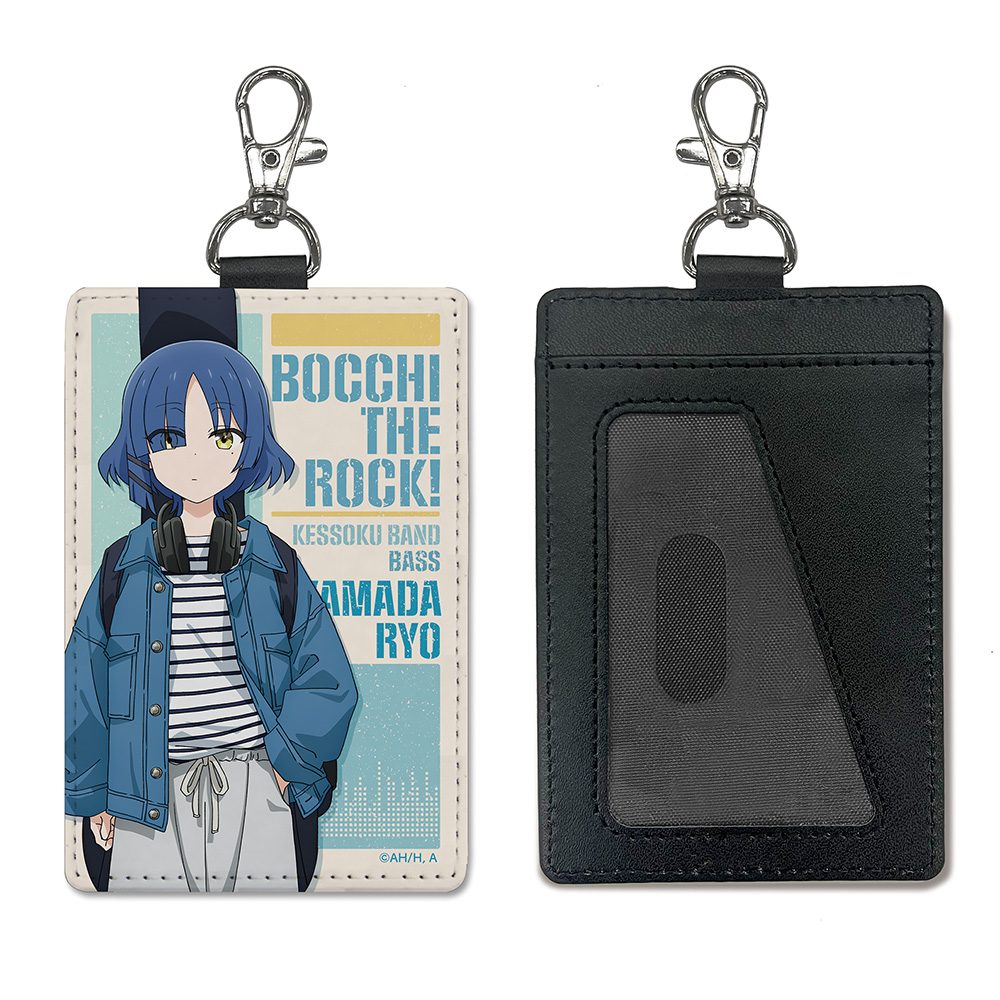 ぼっち・ざ・ろっく! 山田リョウ パスケース(ナスカン付き) ストリートファッションVer. ("Bocchi the Rock!" Yamada Ryo Pass Case (with Swivel Snap Hook) Street Fashion Ver.)