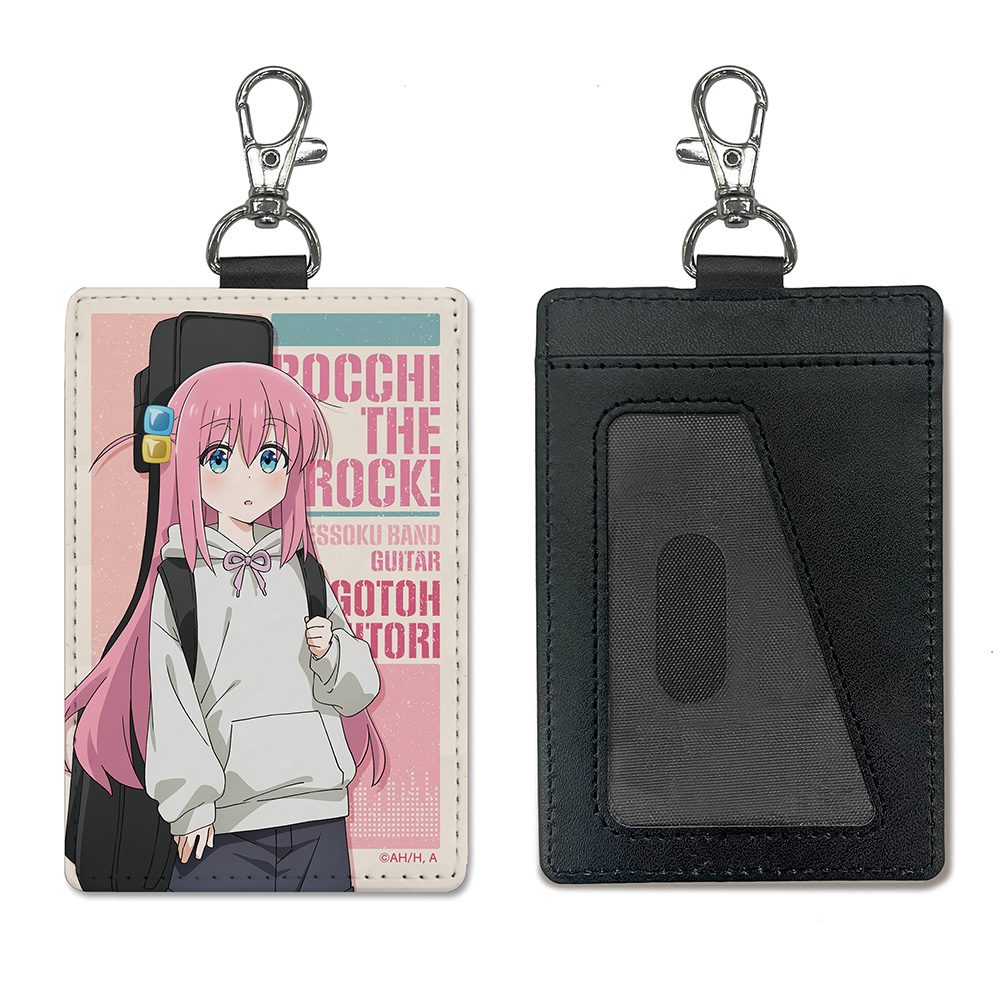 ぼっち・ざ・ろっく! 後藤ひとり パスケース(ナスカン付き) ストリートファッションVer. ("Bocchi the Rock!" Gotoh Hitori Pass Case (with Swivel Snap Hook) Street Fashion Ver.)