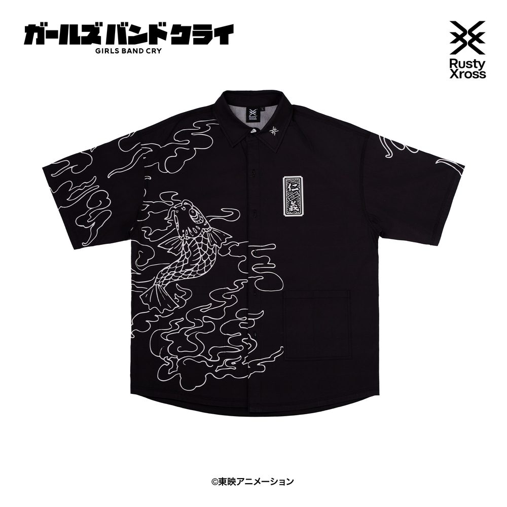 ガールズバンドクライ 「傍若無人」シャツ XXL ("Girls Band Cry" Bojakubujin Shirt (XXL size))