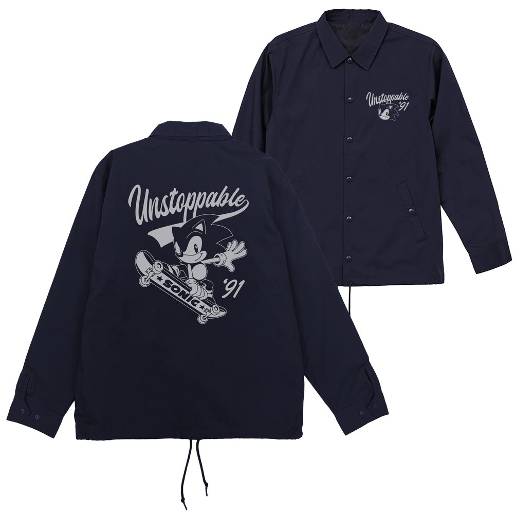 ソニック・ザ・ヘッジホッグ クラシックソニック T/Cコーチジャケット ネイビー XL ("Sonic the Hedgehog" Classic Sonic T/C Coach Jacket Navy (XL Size))