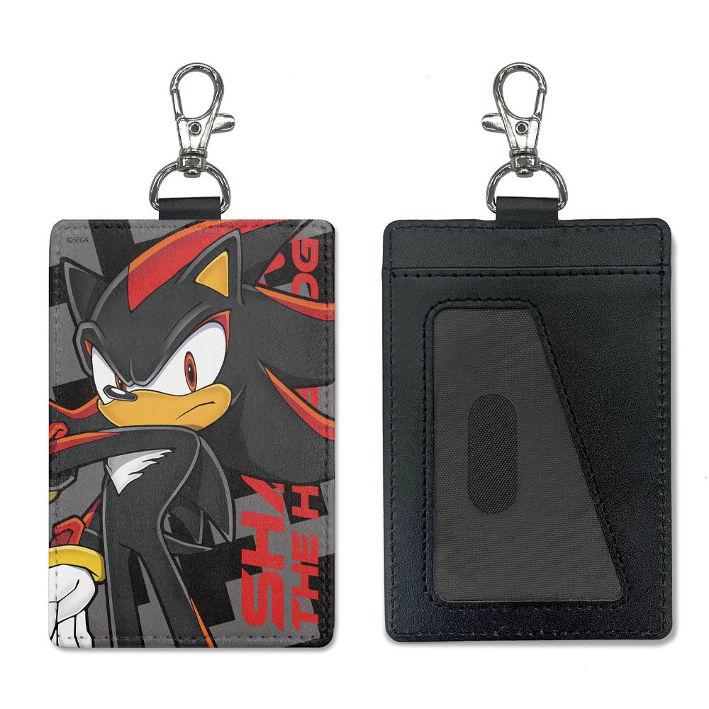 ソニック・ザ・ヘッジホッグ シャドウ・ザ・ヘッジホッグ パスケース(ナスカン付き) ("Sonic the Hedgehog" Shadow the Hedgehog Pass Case (with Swivel Snap Hook))