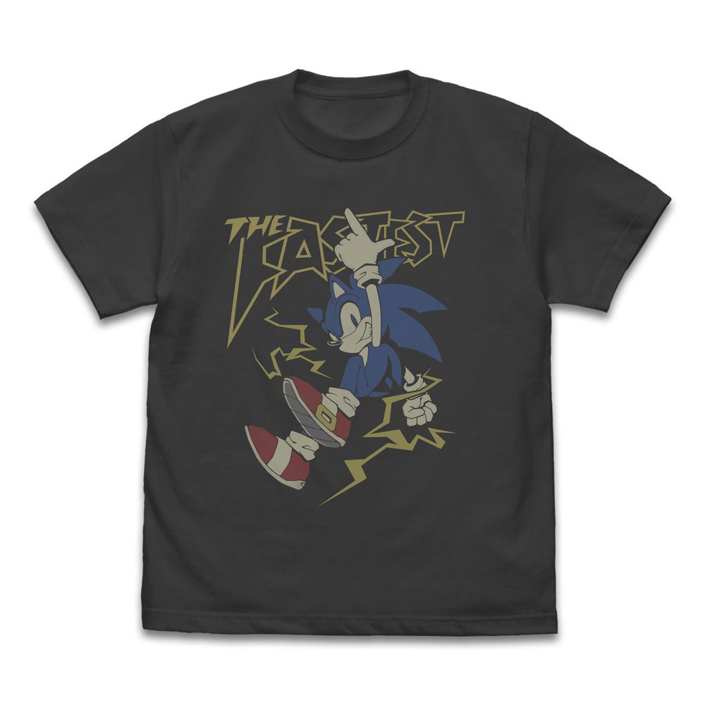 ソニック・ザ・ヘッジホッグ 音速のハリネズミ ソニック Tシャツ スミ L ("Sonic the Hedgehog" Sonic the Hedgehog Sonic T-shirt Sumi (L Size))