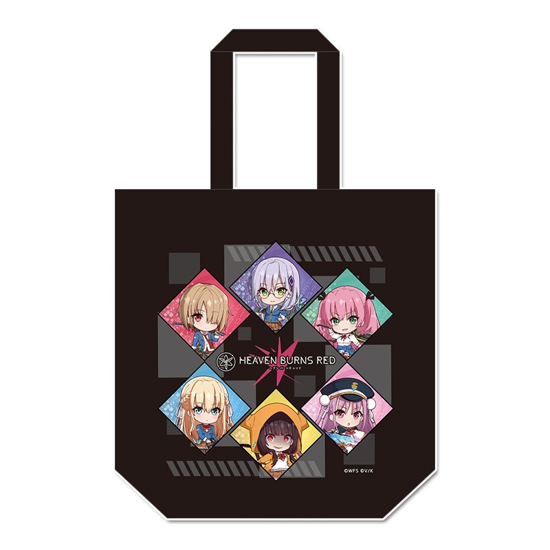 ヘブンバーンズレッド ぷちちょこキャンバストートバッグ 31A ("Heaven Burns Red" Puchichoko Canvas Tote Bag 31A)