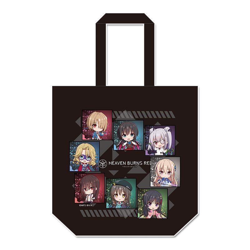 ヘブンバーンズレッド ぷちちょこキャンバストートバッグ 部隊長 ("Heaven Burns Red" Puchichoko Canvas Tote Bag Unit Leader)