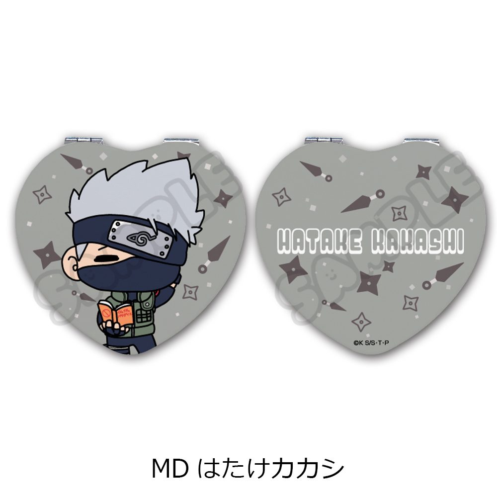 NARUTO-ナルト- コンパクトミラー(ハート) MD はたけカカシ ("NARUTO" Compact Mirror (Heart) MD Hatake Kakashi)