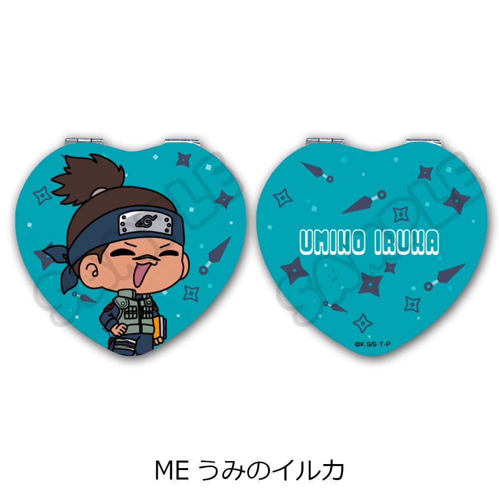 NARUTO-ナルト- コンパクトミラー(ハート) ME うみのイルカ ("NARUTO" Compact Mirror (Heart) ME Umino Iruka)