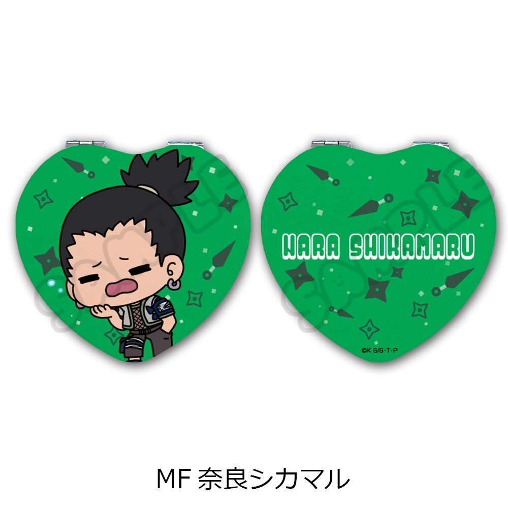 NARUTO-ナルト- コンパクトミラー(ハート) MF 奈良シカマル ("NARUTO" Compact Mirror (Heart) MF Nara Shikamaru)