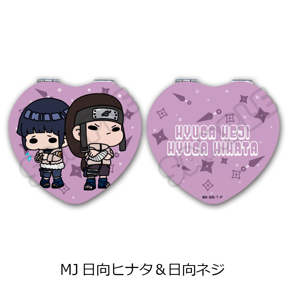 NARUTO-ナルト- コンパクトミラー(ハート) MJ 日向ヒナタ&日向ネジ ("NARUTO" Compact Mirror (Heart) MJ Hyuga Hinata & Hyuga Neji)