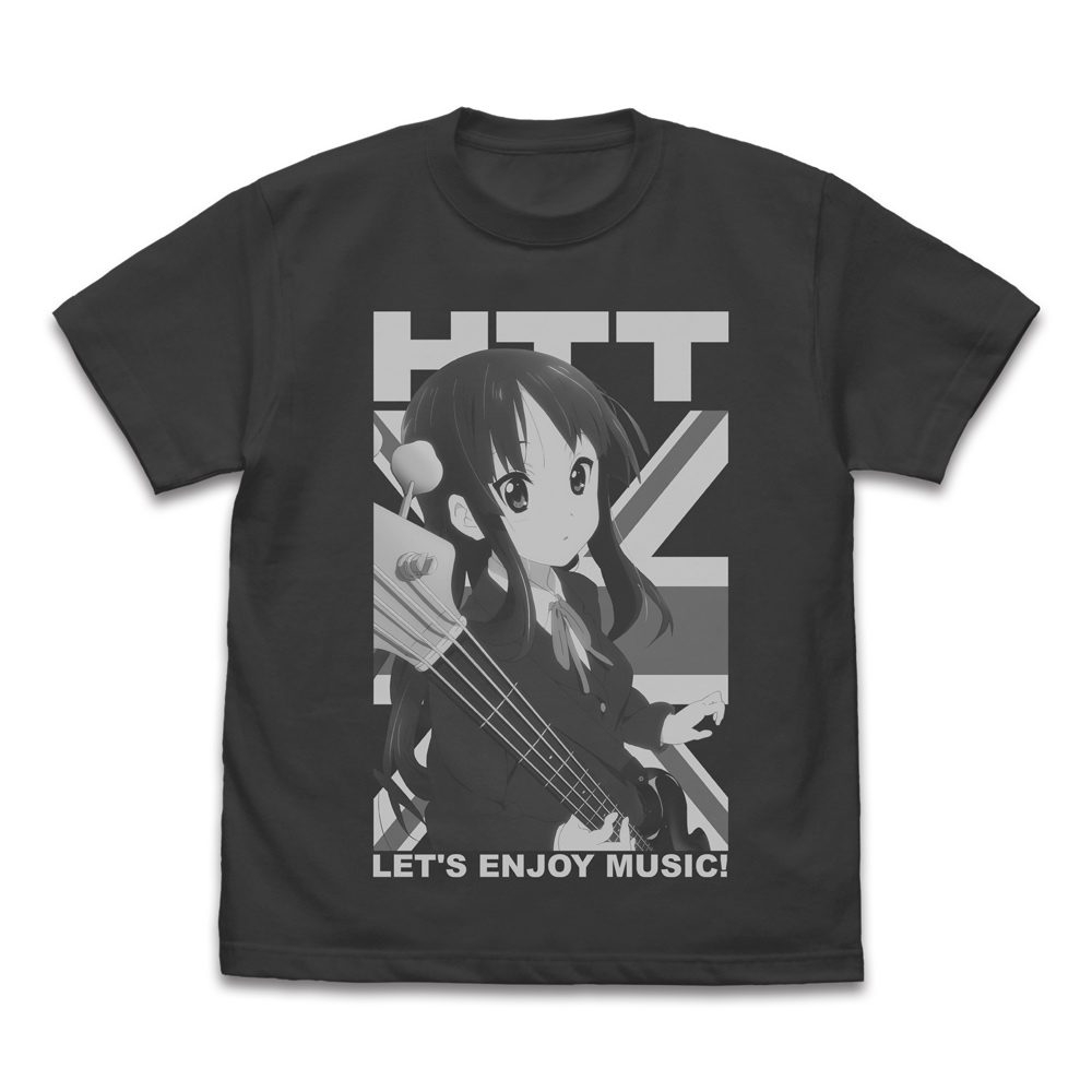 けいおん! HTT秋山澪 Tシャツ スミ XL ("K-On!" HTT Akiyama Mio T-shirt Sumi (XL Size))