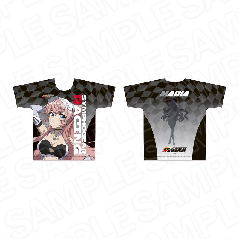 戦姫絶唱シンフォギアXV フルグラフィックTシャツ マリア・カデンツァヴナ・イヴ SYMPHOGEAR RACING Ver. ("Senki Zessho Symphogear XV" Full Graphic T-shirt Maria Cadenzavna Eve SYMPHOGEAR RACING Ver.)