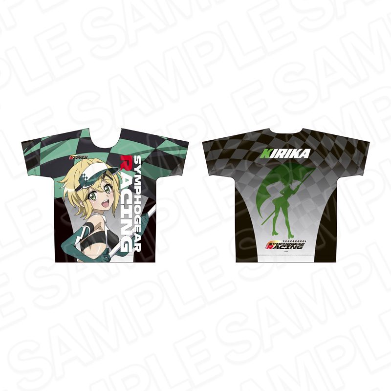 戦姫絶唱シンフォギアXV フルグラフィックTシャツ 暁切歌 SYMPHOGEAR RACING Ver. ("Senki Zessho Symphogear XV" Full Graphic T-shirt Akatsuki Kirika SYMPHOGEAR RACING Ver.)