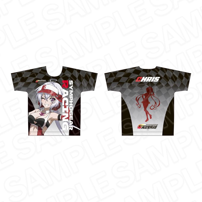戦姫絶唱シンフォギアXV フルグラフィックTシャツ 雪音クリス SYMPHOGEAR RACING Ver. ("Senki Zessho Symphogear XV" Full Graphic T-shirt Yukine Chris SYMPHOGEAR RACING Ver.)