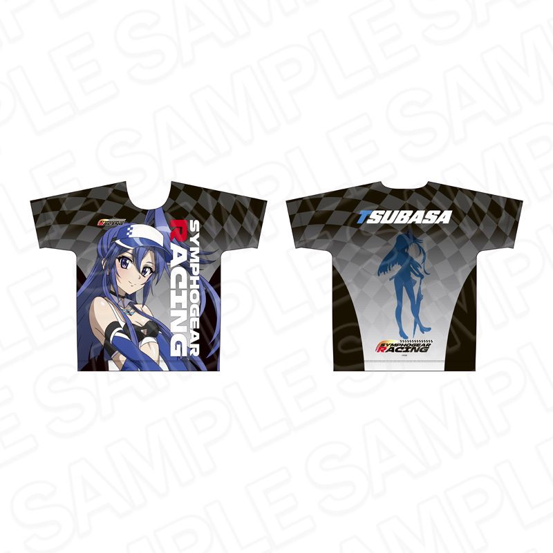 戦姫絶唱シンフォギアXV フルグラフィックTシャツ 風鳴翼 SYMPHOGEAR RACING Ver. ("Senki Zessho Symphogear XV" Full Graphic T-shirt Kazanari Tsubasa SYMPHOGEAR RACING Ver.)