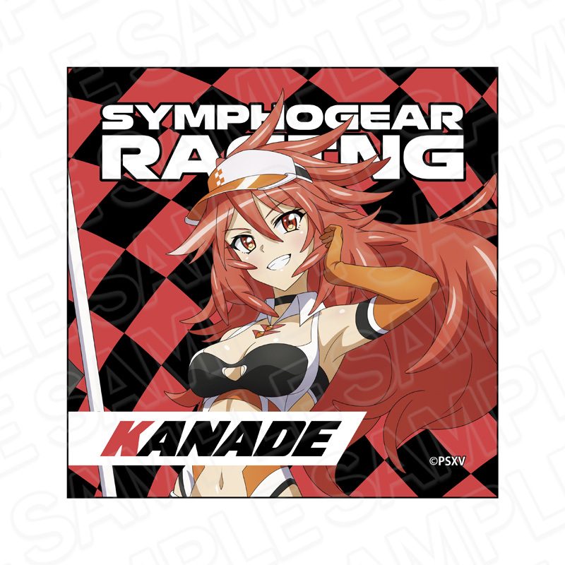 戦姫絶唱シンフォギアXV マイクロファイバー 天羽奏 SYMPHOGEAR RACING Ver. ("Senki Zessho Symphogear XV" Microfiber Amou Kanade SYMPHOGEAR RACING Ver.)