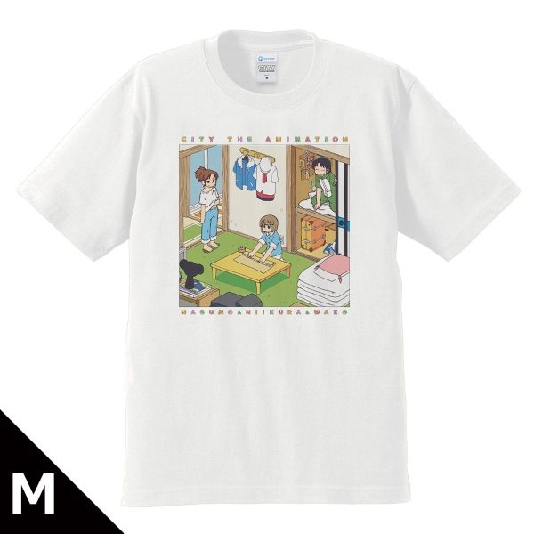 CITY THE ANIMATION Tシャツ 南雲美鳥&にーくら&泉わこ Mサイズ ("CITY THE ANIMATION" T-shirt Nagumo Midori & Niikura & Izumi Wako (M Size))