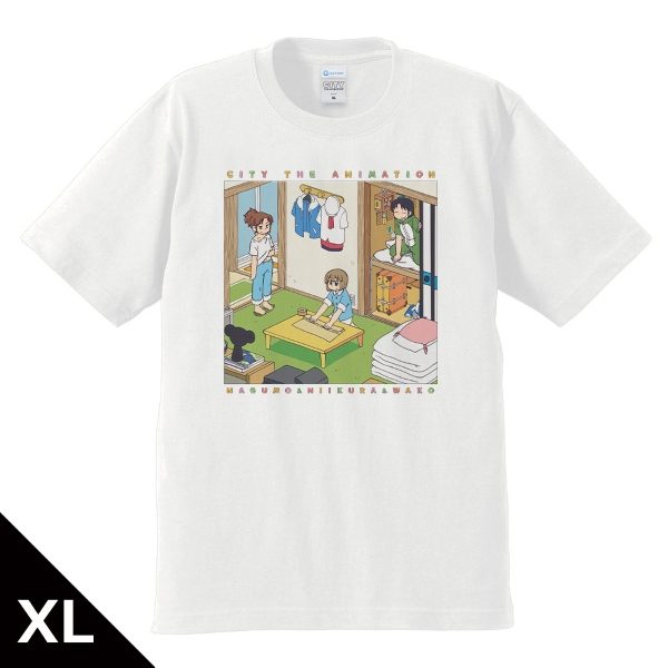 CITY THE ANIMATION Tシャツ 南雲美鳥&にーくら&泉わこ XLサイズ ("CITY THE ANIMATION" T-shirt Nagumo Midori & Niikura & Izumi Wako (XL Size))