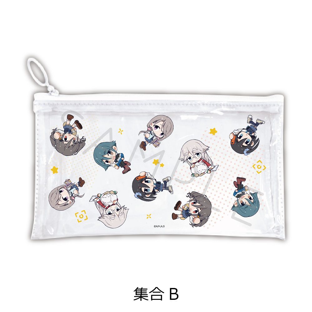 mono フラットクリアポーチ B 集合B ("mono" Flat Clear Pouch B Group B)