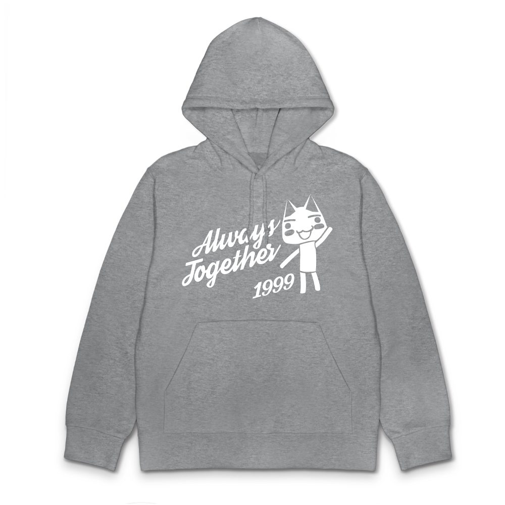 どこでもいっしょ トロといっしょ プルオーバーパーカー ミックスグレー M ("Doko Demo Issyo" Toro to Issyo Pullover Hoodie Mix Gray (M Size))