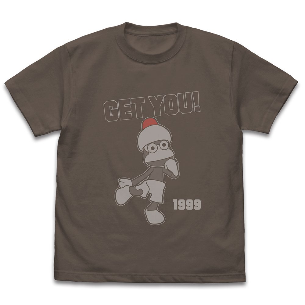 サルゲッチュ ピポサル GET YOU! Tシャツ チャコール XL ("Ape Escape" Piposaru Get You! T-shirt Charcoal (XL Size))