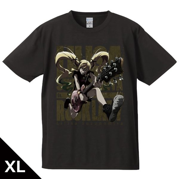 ロックは淑女の嗜みでして Tシャツ 鈴ノ宮りりさ ロックVer. XLサイズ ("Rock Is a Lady's Modesty" T-shirt Suzunomiya Lilisa Rock Ver. (XL Size))