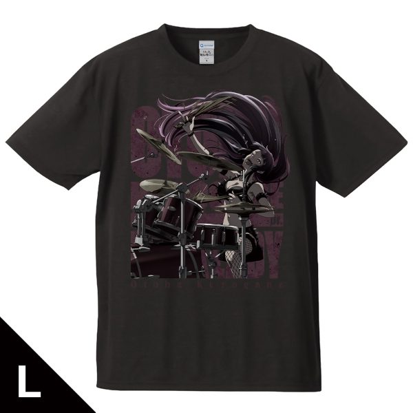ロックは淑女の嗜みでして Tシャツ 黒鉄音羽 ロックVer. Lサイズ ("Rock Is a Lady's Modesty" T-shirt Kurogane Otoha Rock Ver. (L Size))