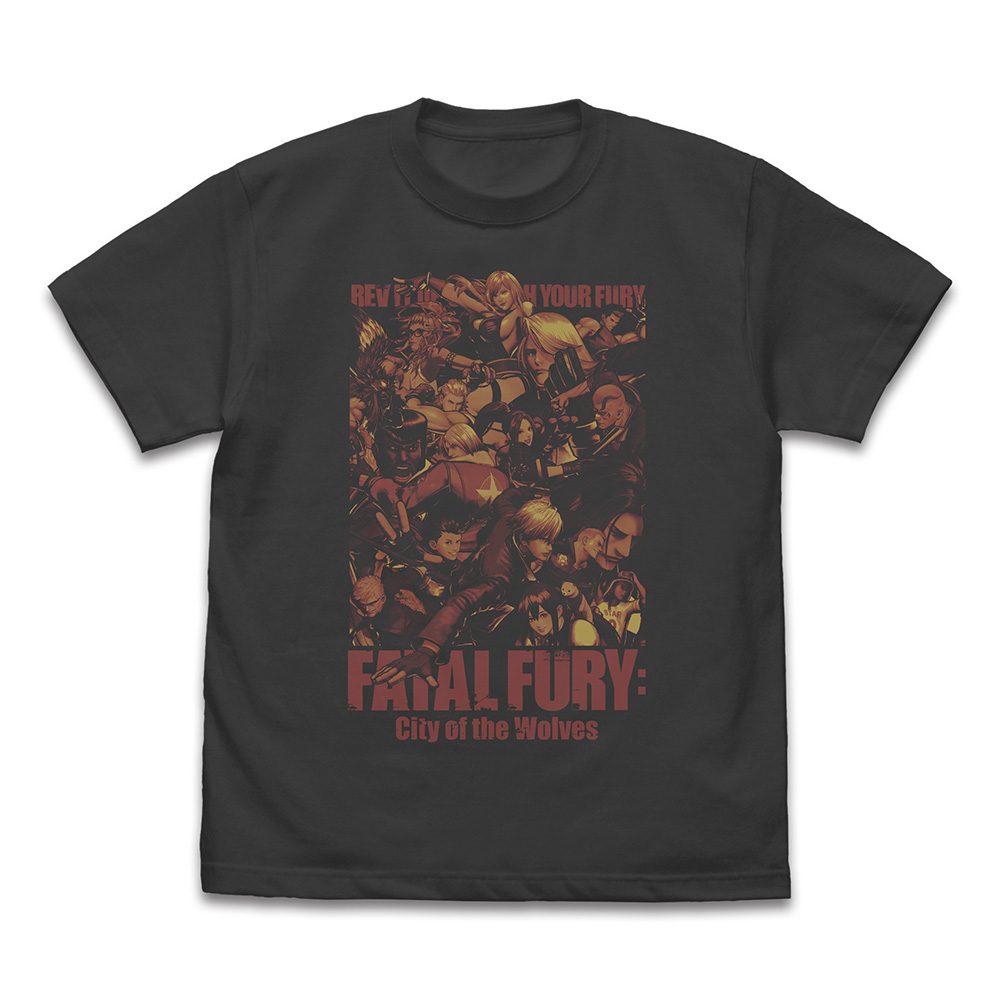 餓狼伝説 City of the Wolves 餓狼伝説 City of the Wolves キャラクター Tシャツ スミ M ("Fatal Fury: City of the Wolves" Fatal Fury: City of the Wolves Character T-shirt Sumi (M Size))