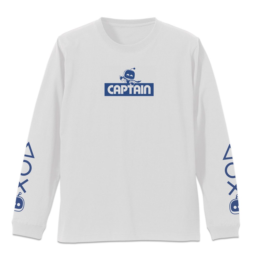 ASTRO BOT ASTRO BOT 袖リブロングスリーブTシャツ ホワイト S ("ASTRO BOT" ASTRO BOT Ribbed Long Sleeve T-shirt White (S Size))