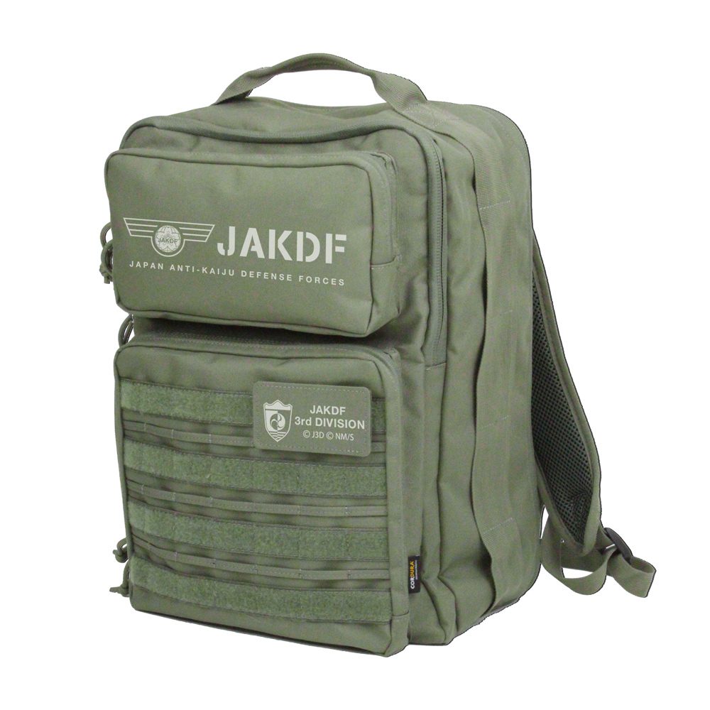 怪獣8号 日本防衛隊 ファンクショナルバックパック レンジャーグリーン ("Kaiju No. 8" Japan Anti-Kaiju Defense Force Functional Backpack Ranger Green)